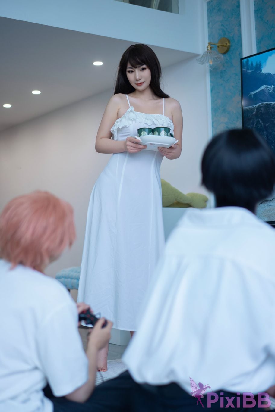 Coser Xing lan shi lan lan jiao lan mei ya PixiBB.COM 024