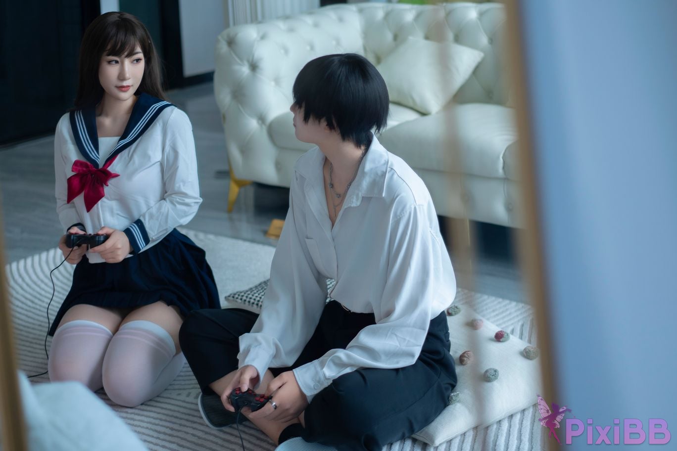 Coser Xing lan shi lan lan jiao lan mei ya PixiBB.COM 068