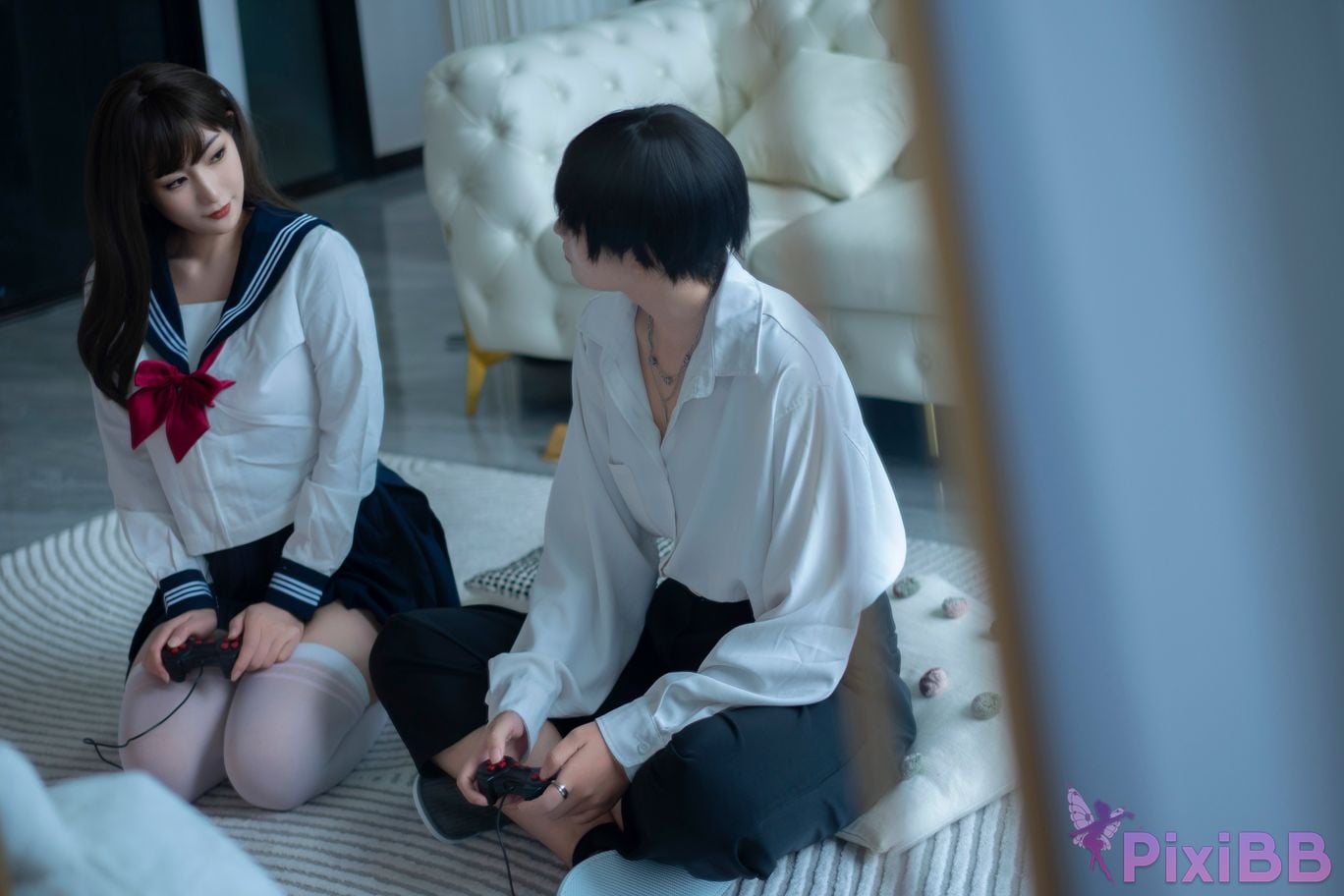 Coser Xing lan shi lan lan jiao lan mei ya PixiBB.COM 090