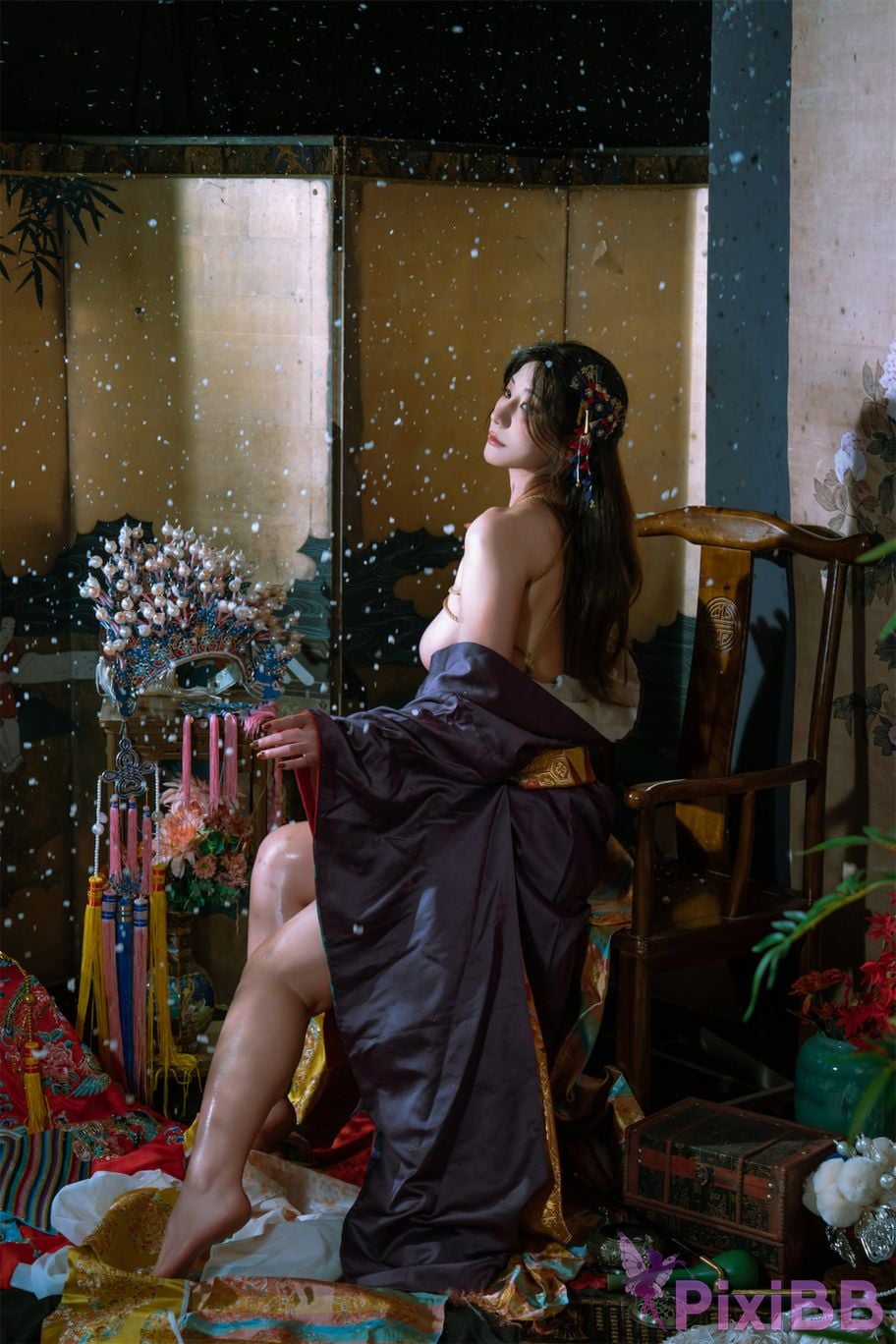 Coser Xing lan shi lan lan jiao lan mei ya PixiBB.COM 009