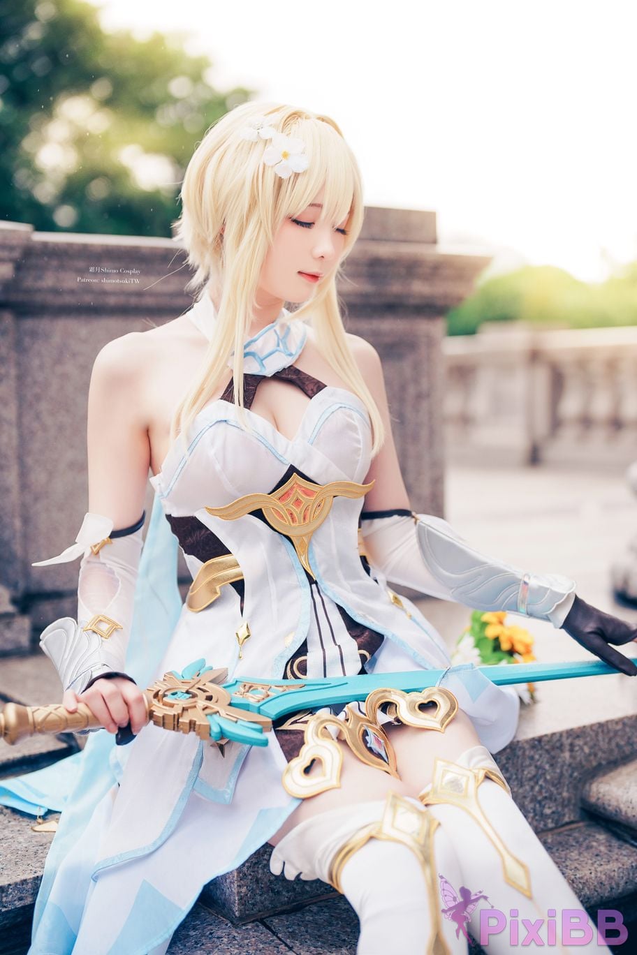 Cosplayer Shimotsuki shimo Lumine Genshin PixiBB.COM 006