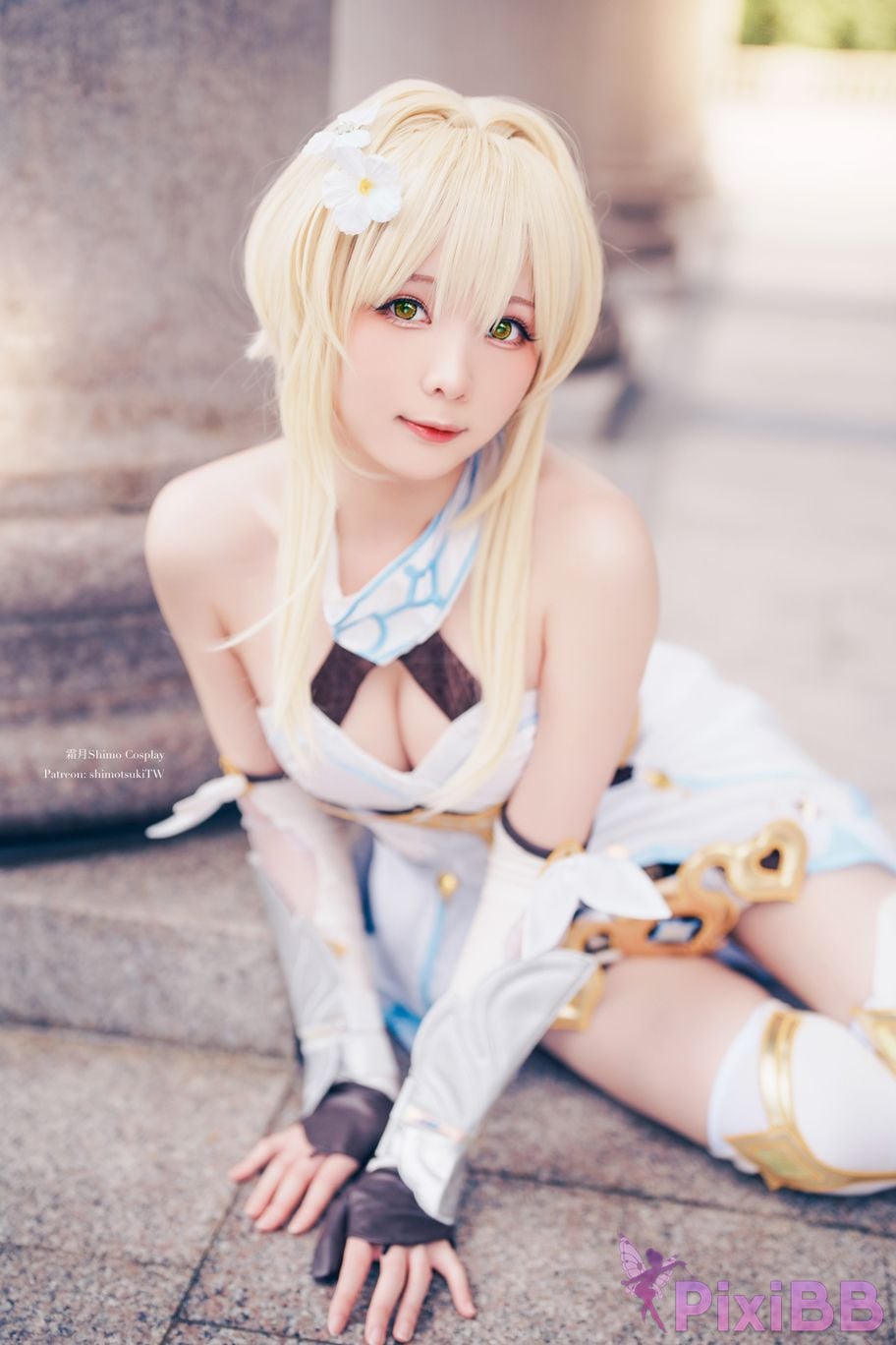 Cosplayer Shimotsuki shimo Lumine Genshin PixiBB.COM 009