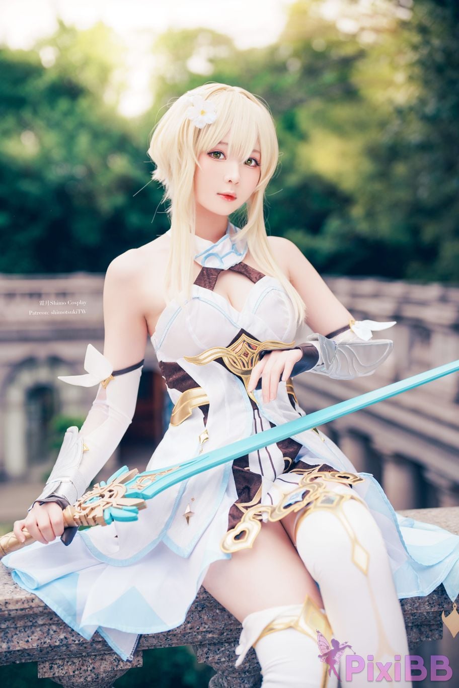 Cosplayer Shimotsuki shimo Lumine Genshin PixiBB.COM 013