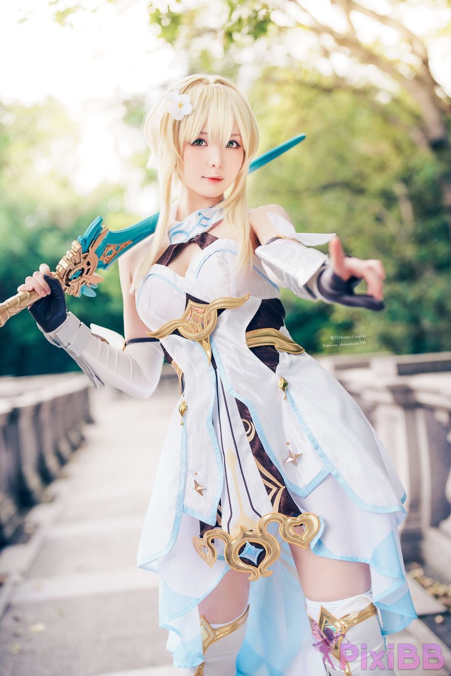 Cosplayer Shimotsuki shimo Lumine Genshin PixiBB.COM 016