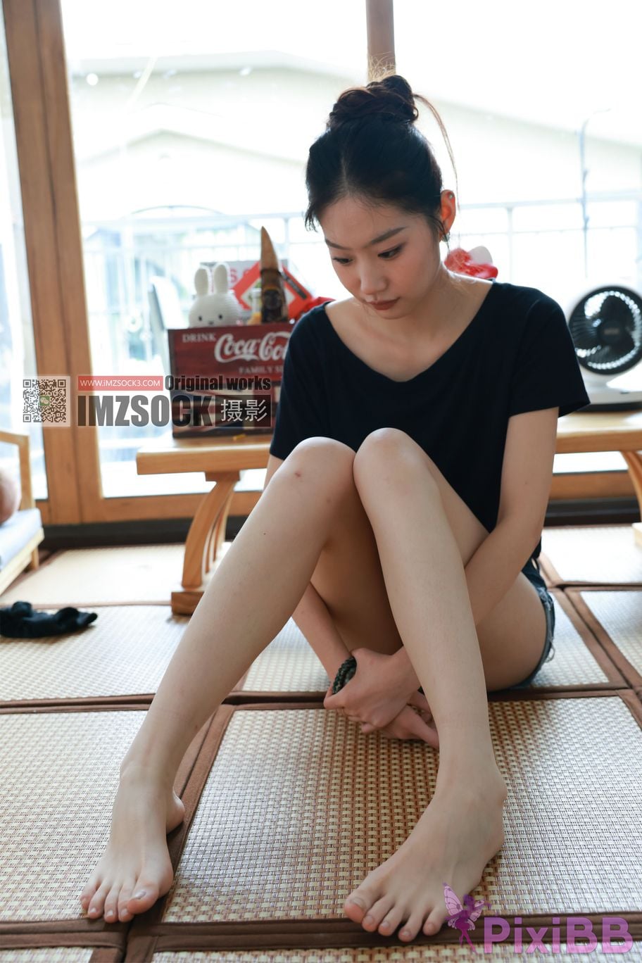 MZSOCK Love beautiful feet No.366 Nozomi PixiBB.COM 056