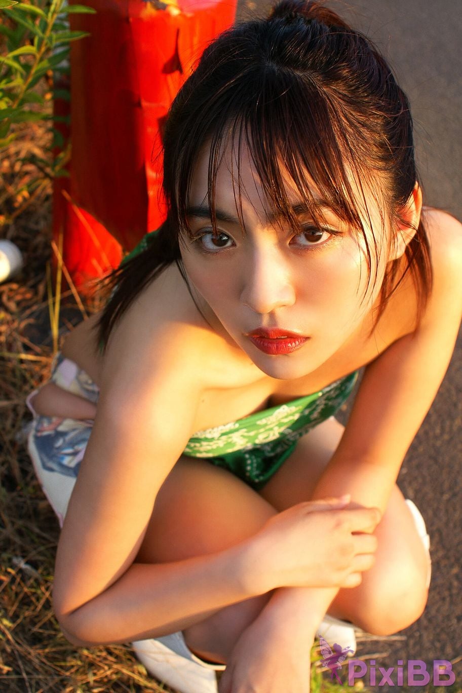 Japanese Idol Toyoda Runa 70 pages in total If that girl were to wear a swimsuit... Young Magazine Digital Photo Collection PixiBB.COM 030