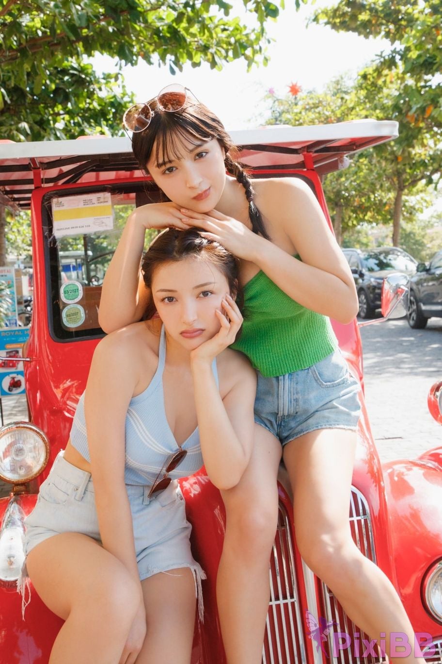Japanese Idol Elimari sisters Digital only 1st photo collection Fericire All unreleased Edition PixiBB.COM 095
