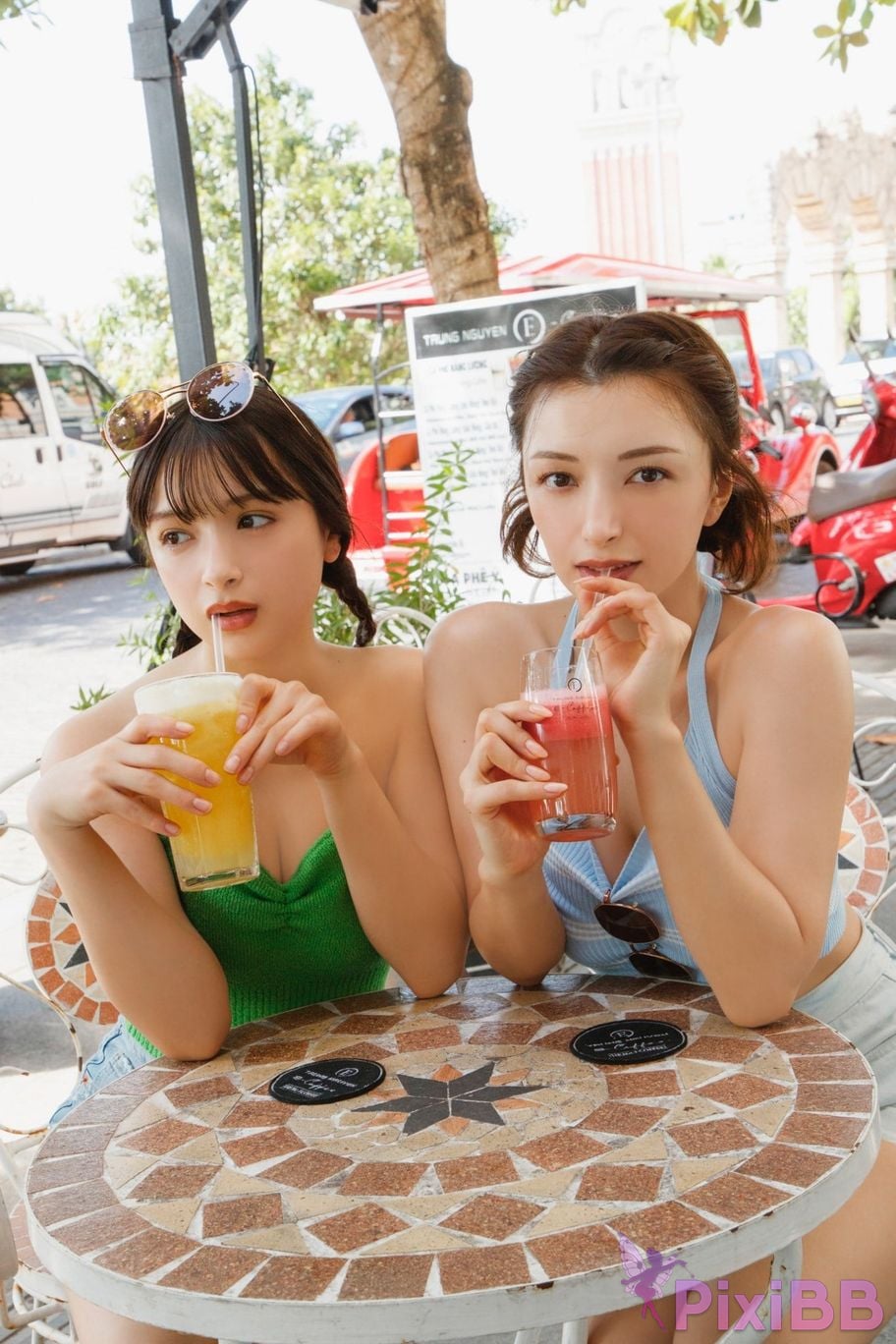 Japanese Idol Elimari sisters Digital only 1st photo collection Fericire All unreleased Edition PixiBB.COM 098