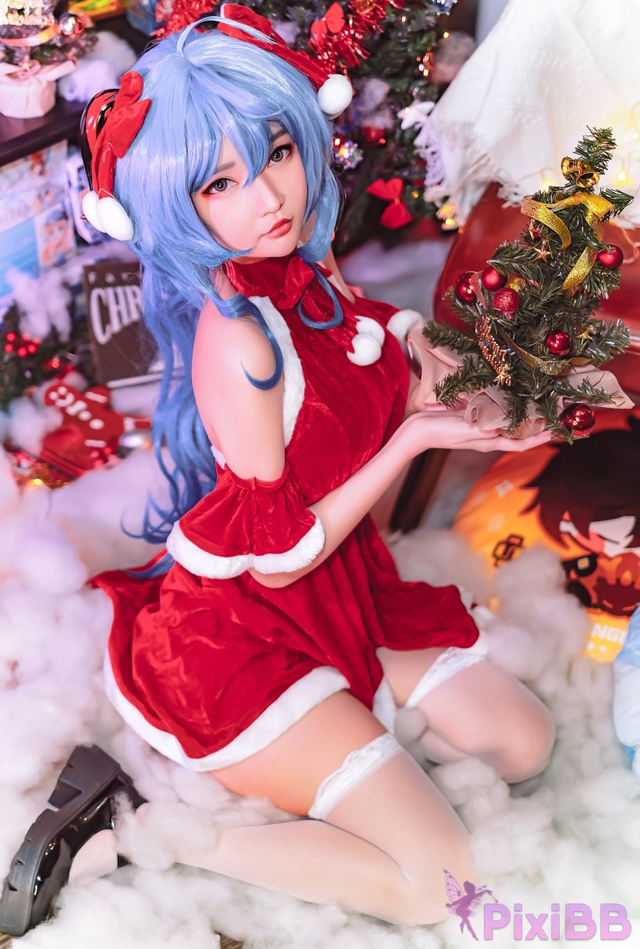 Potato Godzilla Ganyu Xmas PixiBB.COM 11