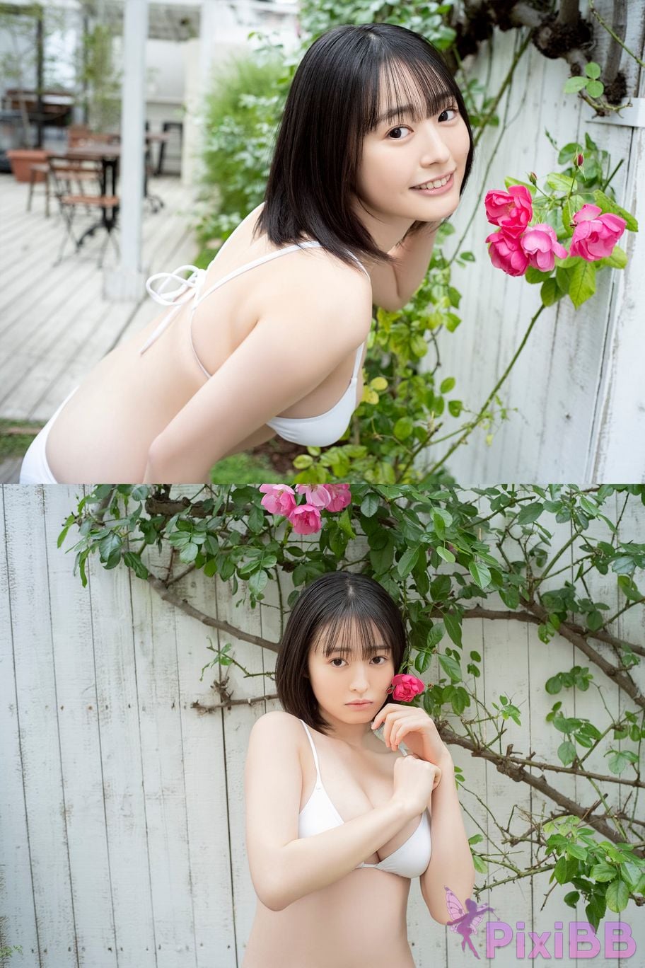 Japanese Idol Miu Shirahama Manga Action Digital Photo Book Pure White PixiBB.COM 043