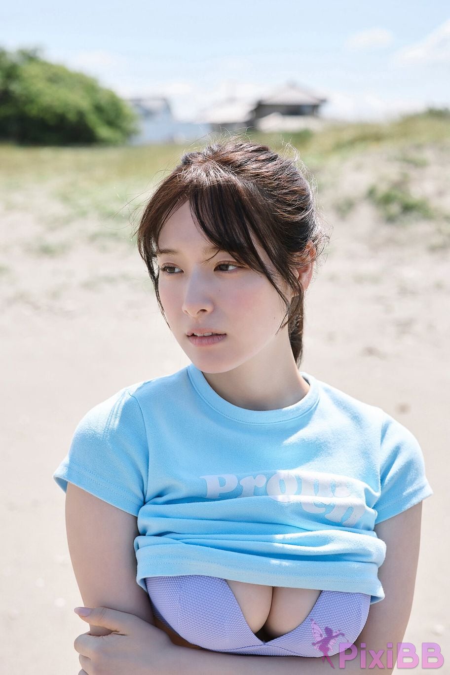 Japanese Idol Kurea Hazuki Expanded version Complete 50P Miss Magazines Asoviva Memories of summer vacation Yanmaga digital photo book PixiBB.COM 002