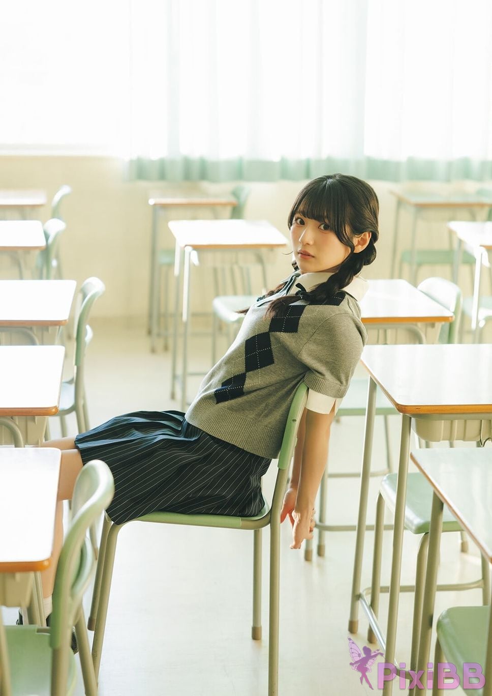 Japanese Idol Hina Aoki qing mu yang cai photo book Nostalgia PixiBB.COM 085