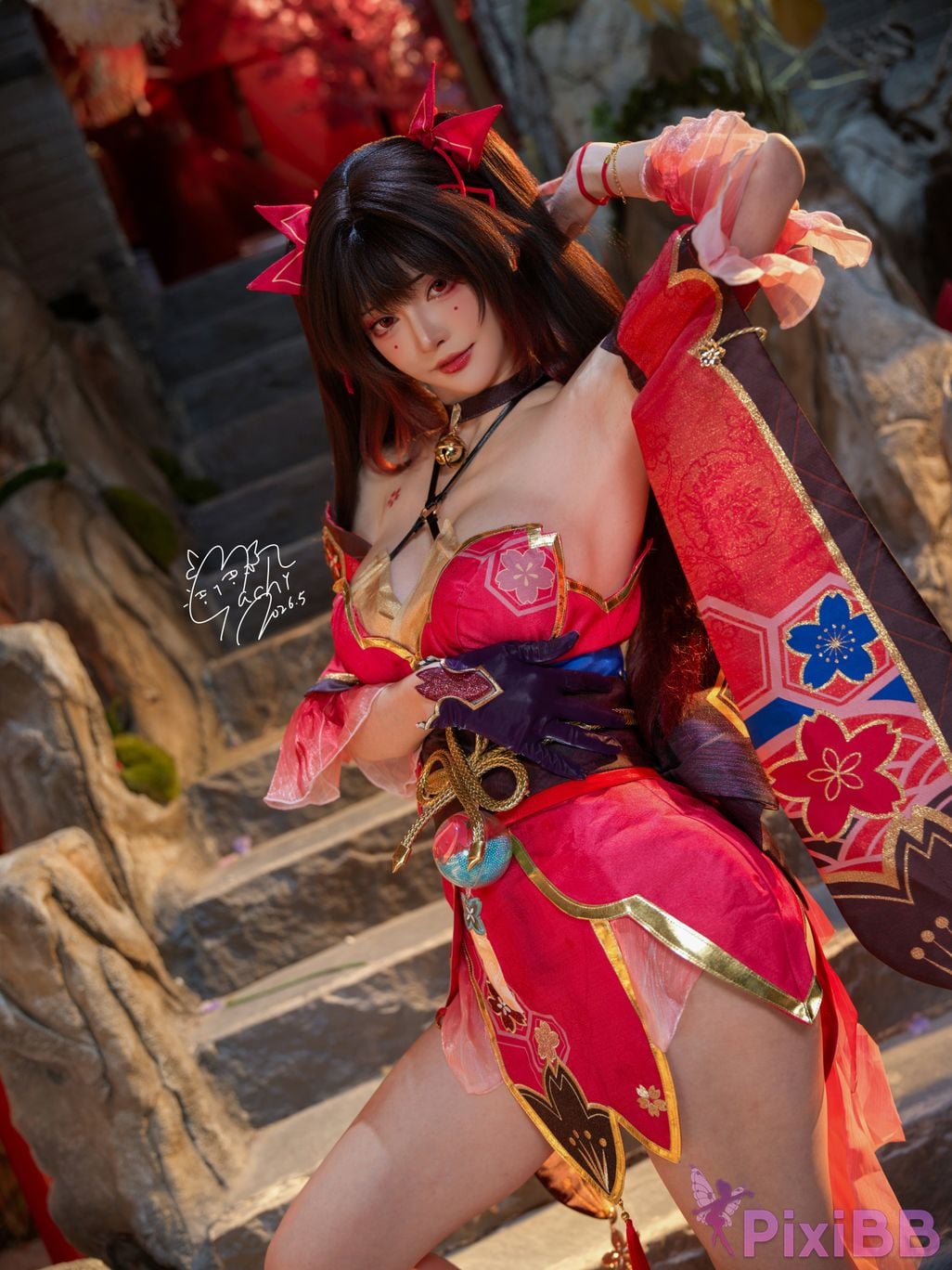 Cosplayer Machi ma ji firework PixiBB.COM 004