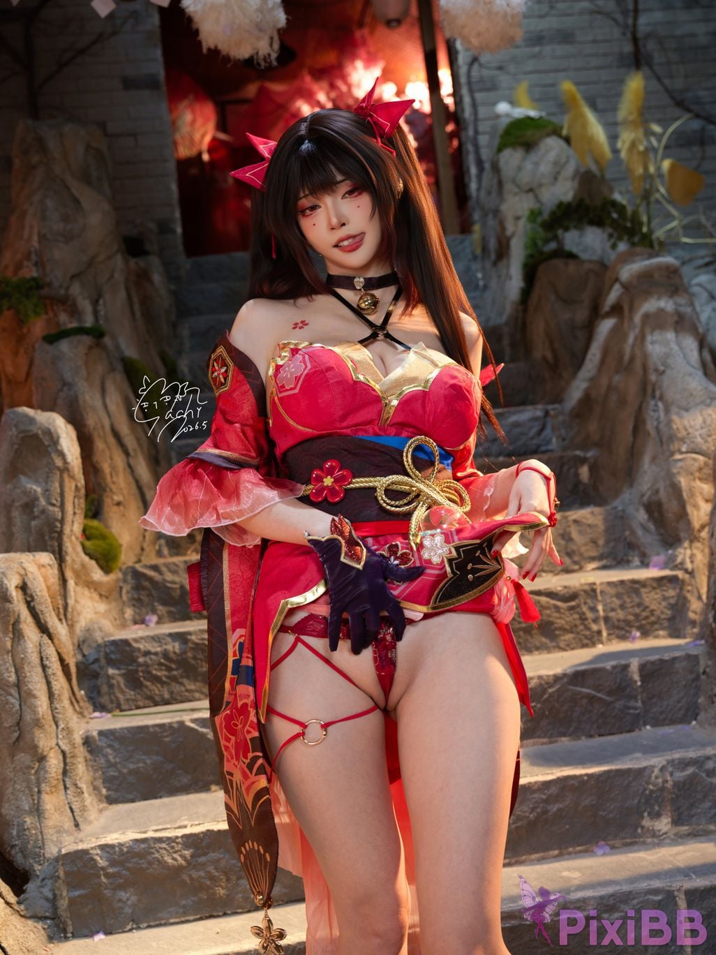 Cosplayer Machi ma ji firework PixiBB.COM 013