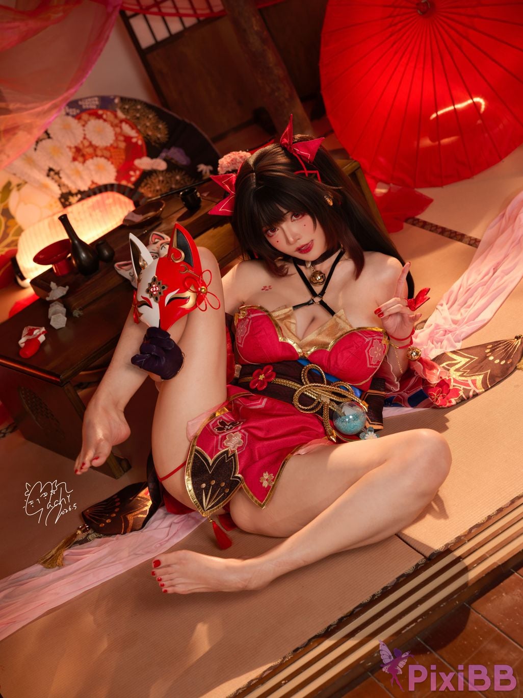 Cosplayer Machi ma ji firework PixiBB.COM 055