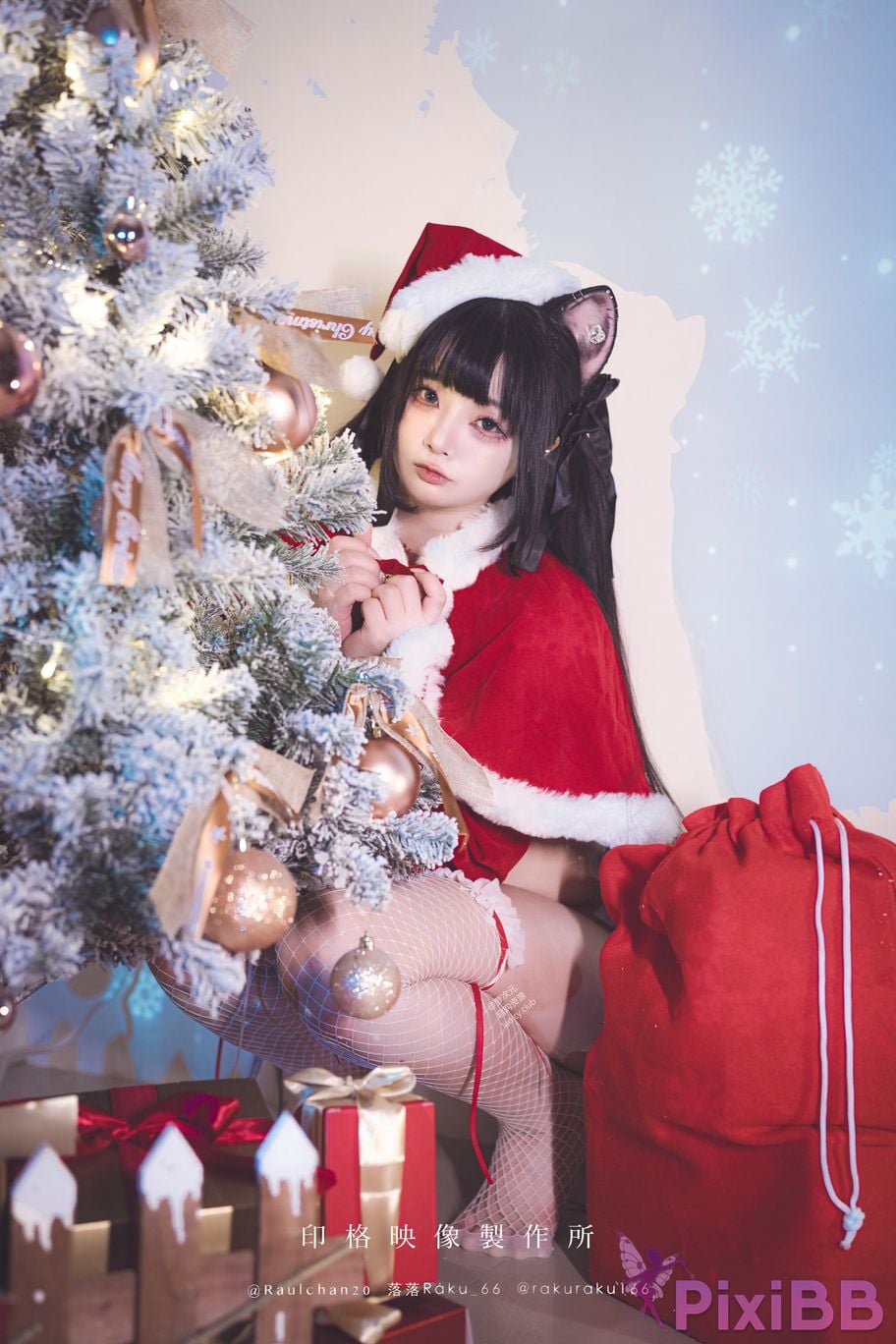 Cosplayer Luoluo Raku 8K Christmas anniversary PixiBB.COM 011
