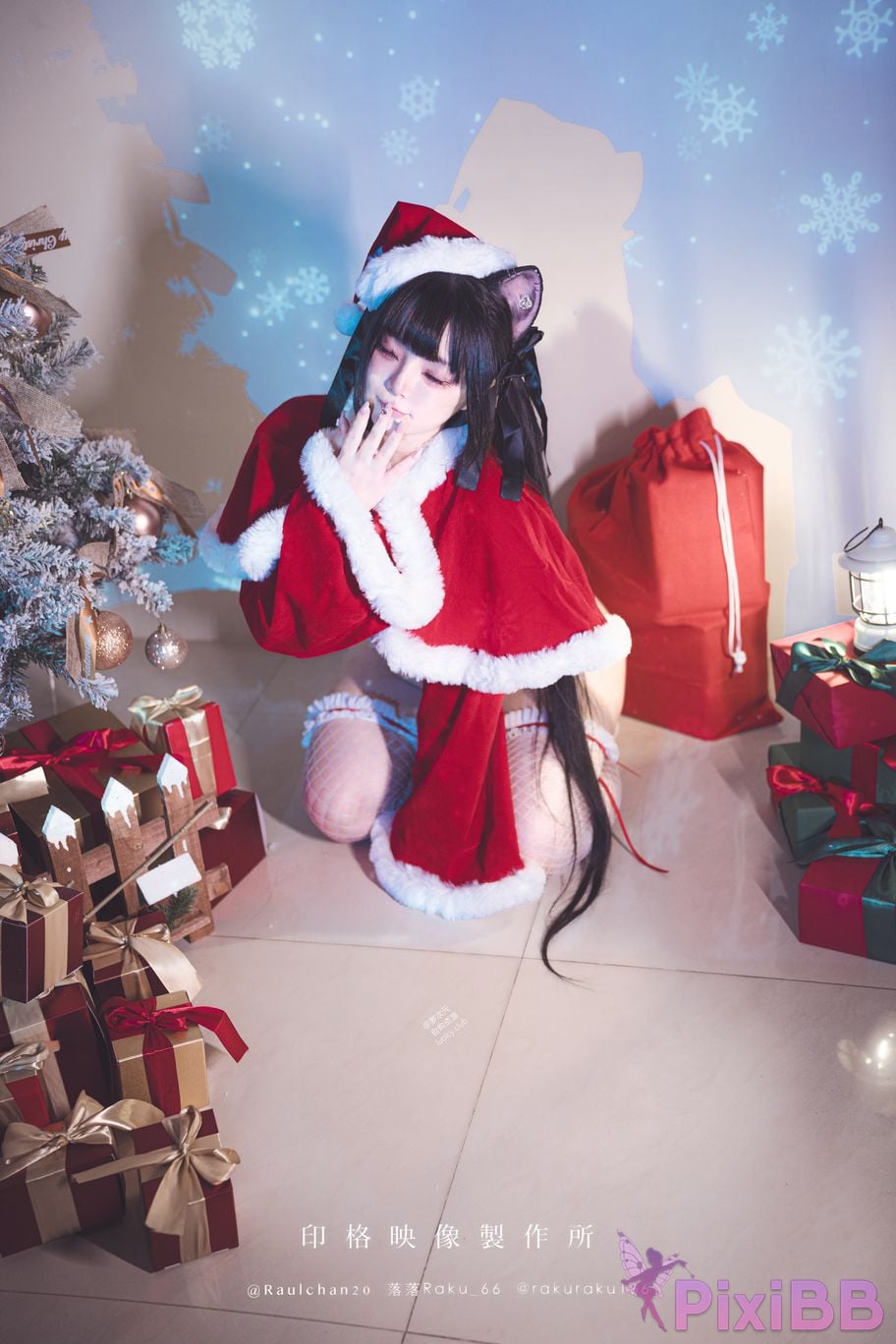 Cosplayer Luoluo Raku 8K Christmas anniversary PixiBB.COM 013