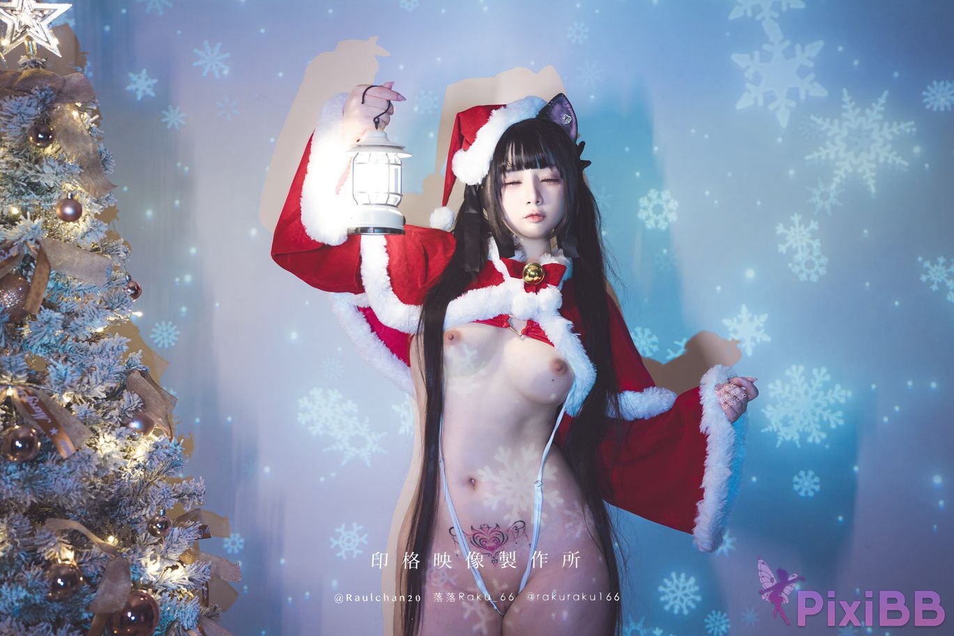 Cosplayer Luoluo Raku 8K Christmas anniversary PixiBB.COM 039