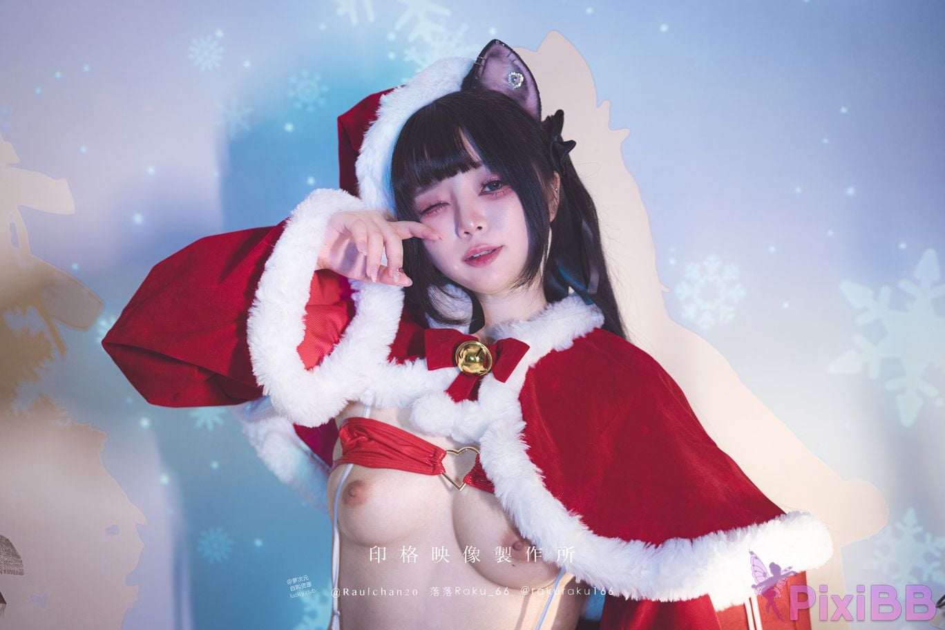 Cosplayer Luoluo Raku 8K Christmas anniversary PixiBB.COM 048