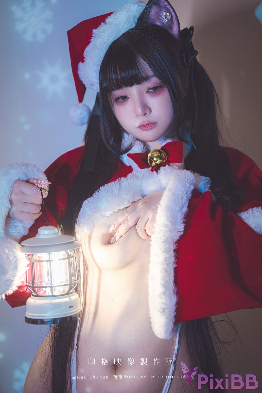 Cosplayer Luoluo Raku 8K Christmas anniversary PixiBB.COM 053