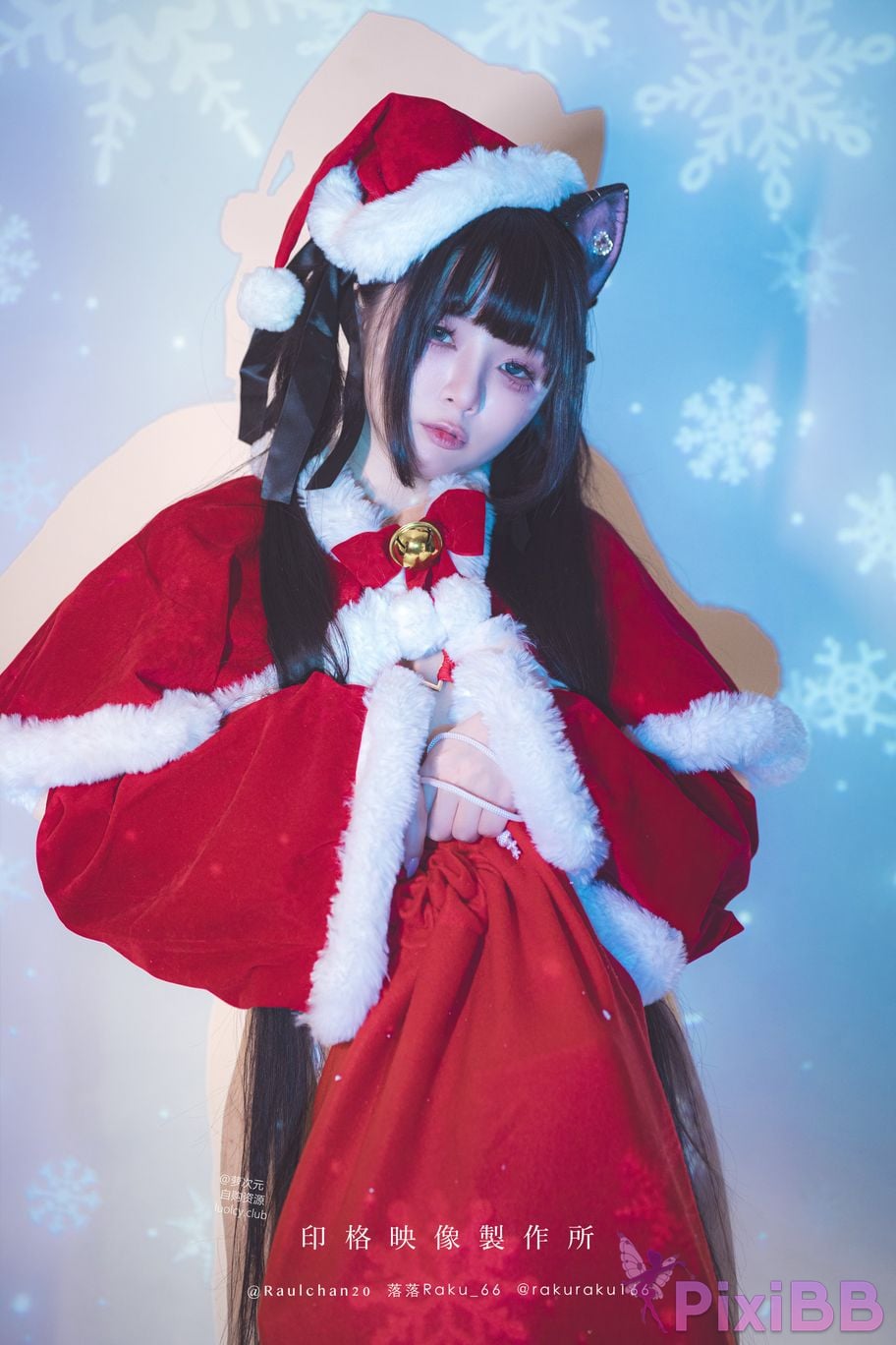 Cosplayer Luoluo Raku 8K Christmas anniversary PixiBB.COM 055