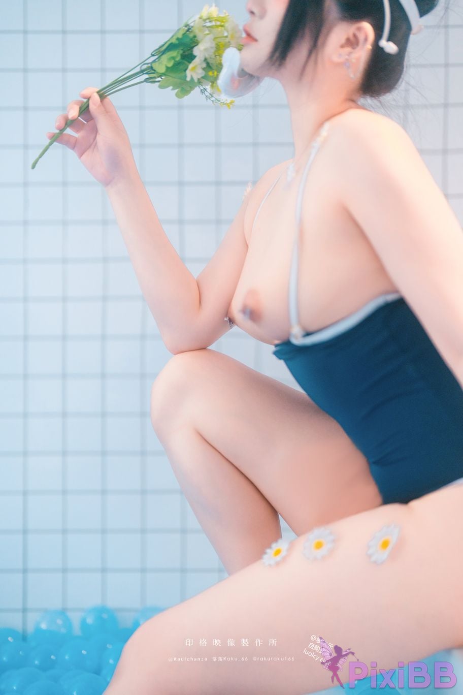 Cosplayer Luoluo Raku 8K nipple ring Dead reservoir water PixiBB.COM 022
