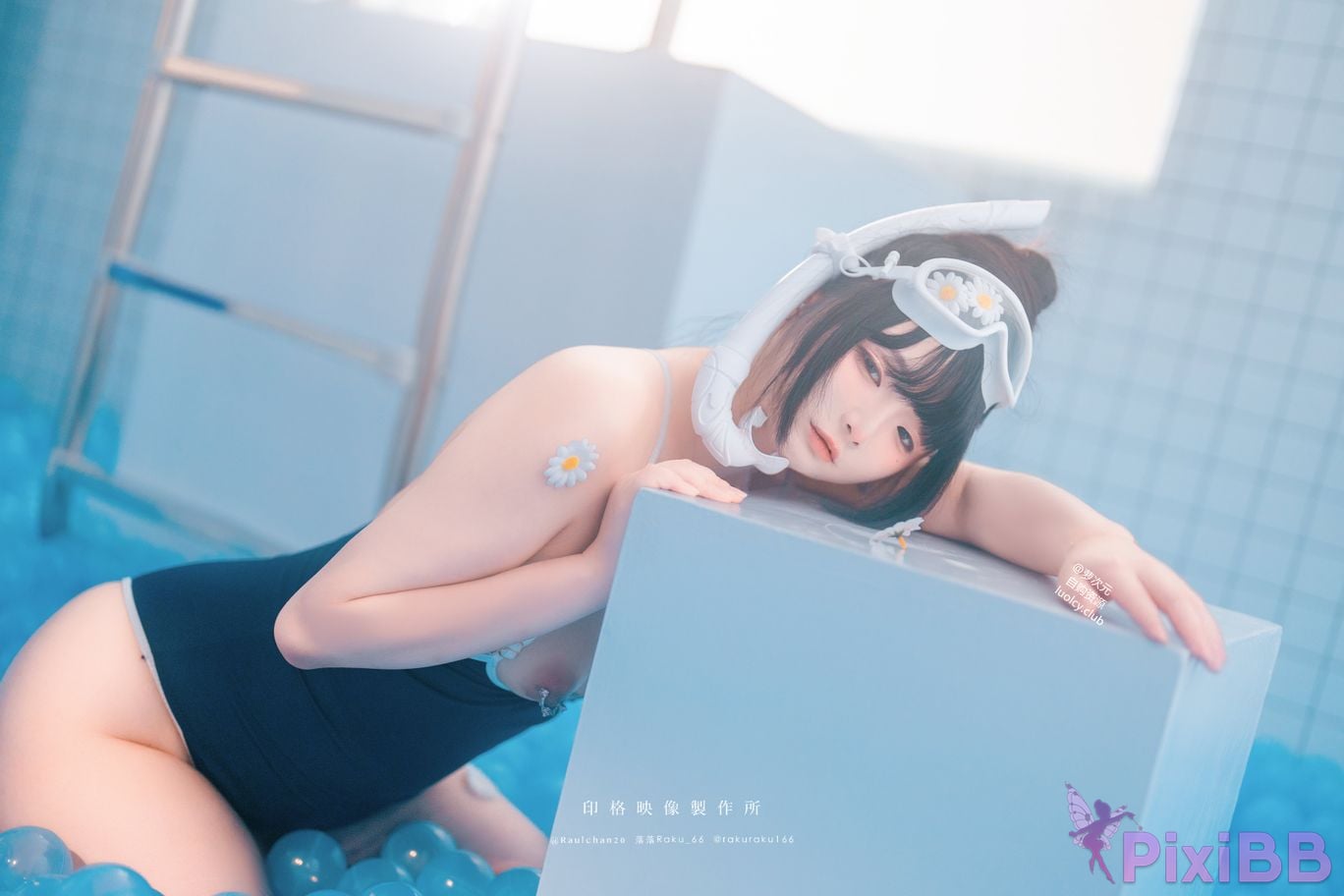 Cosplayer Luoluo Raku 8K nipple ring Dead reservoir water PixiBB.COM 038
