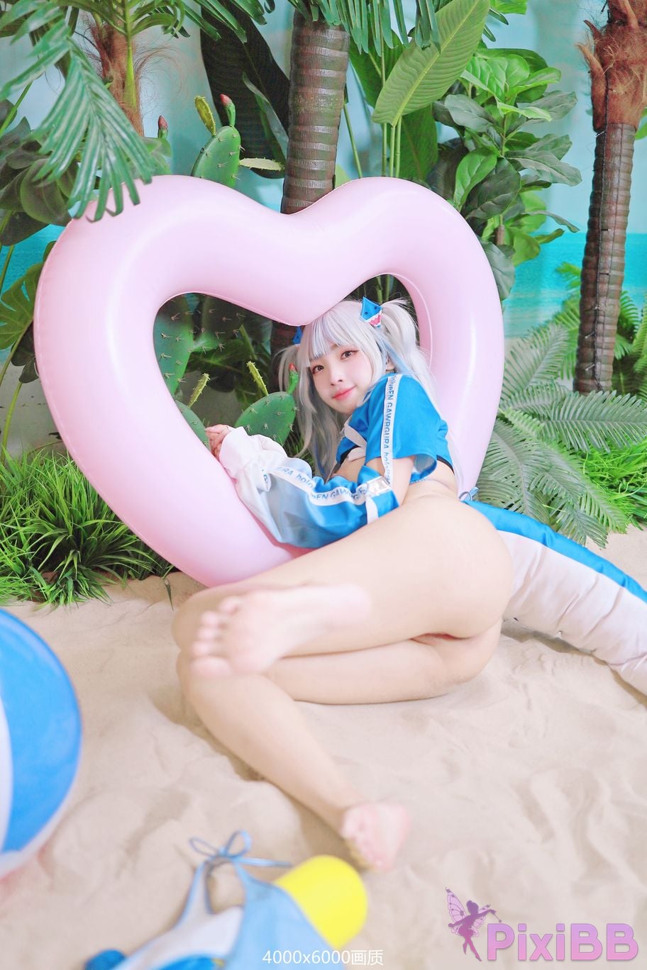 Cosplay Momo Shark Uniform Gura PixiBB.COM 001