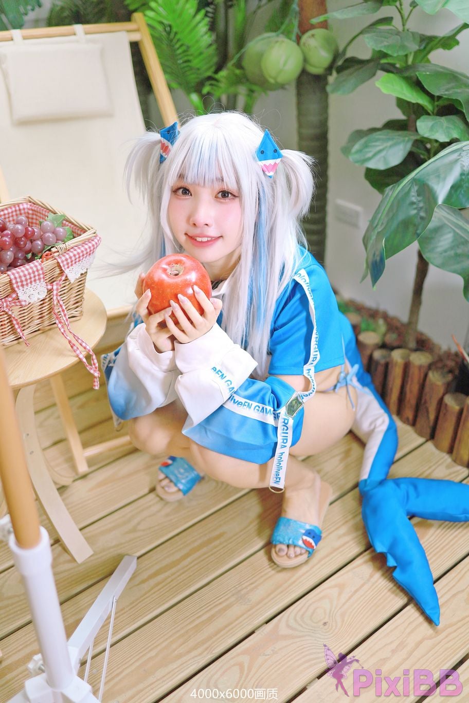 Cosplay Momo Shark Uniform Gura PixiBB.COM 002
