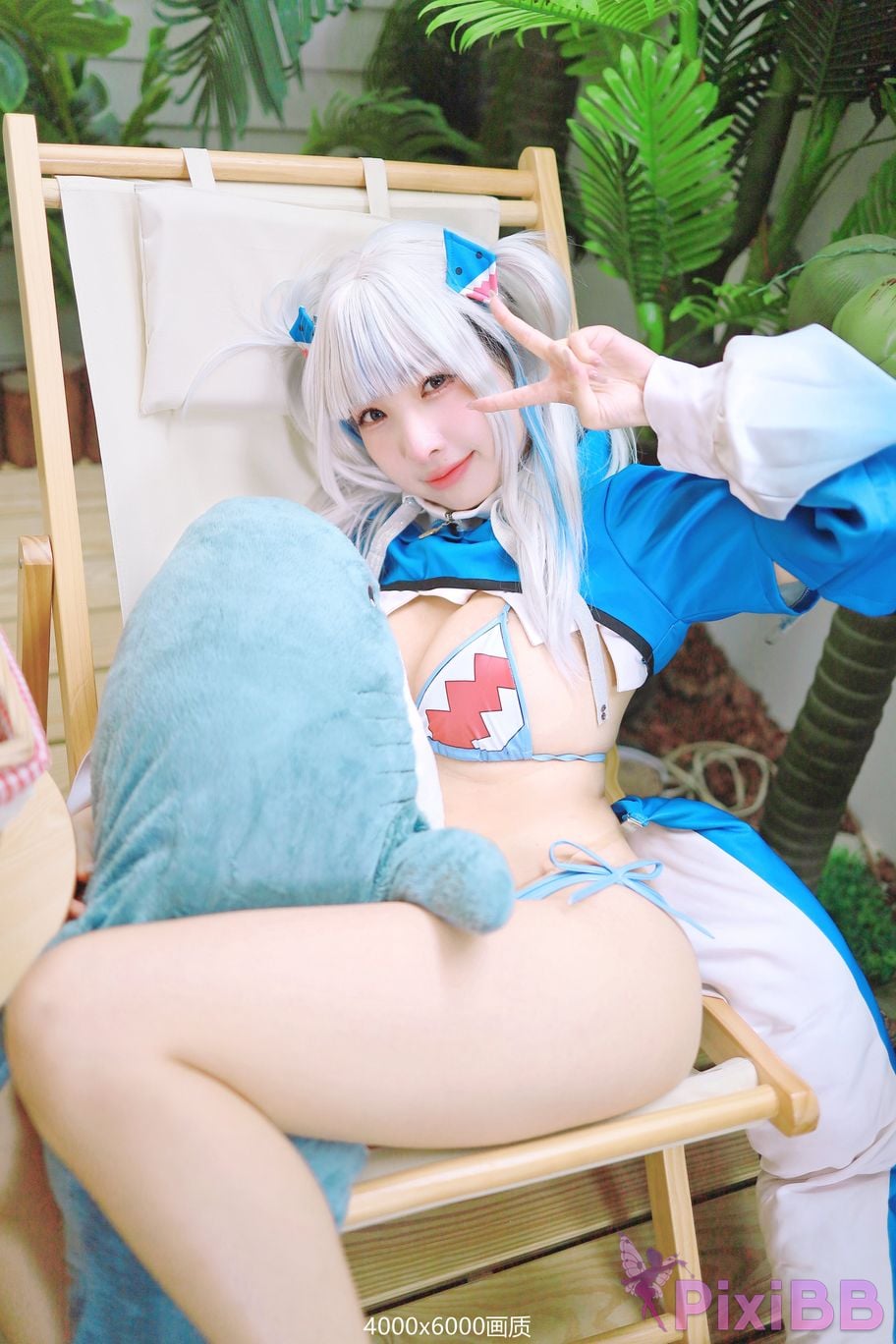 Cosplay Momo Shark Uniform Gura PixiBB.COM 003