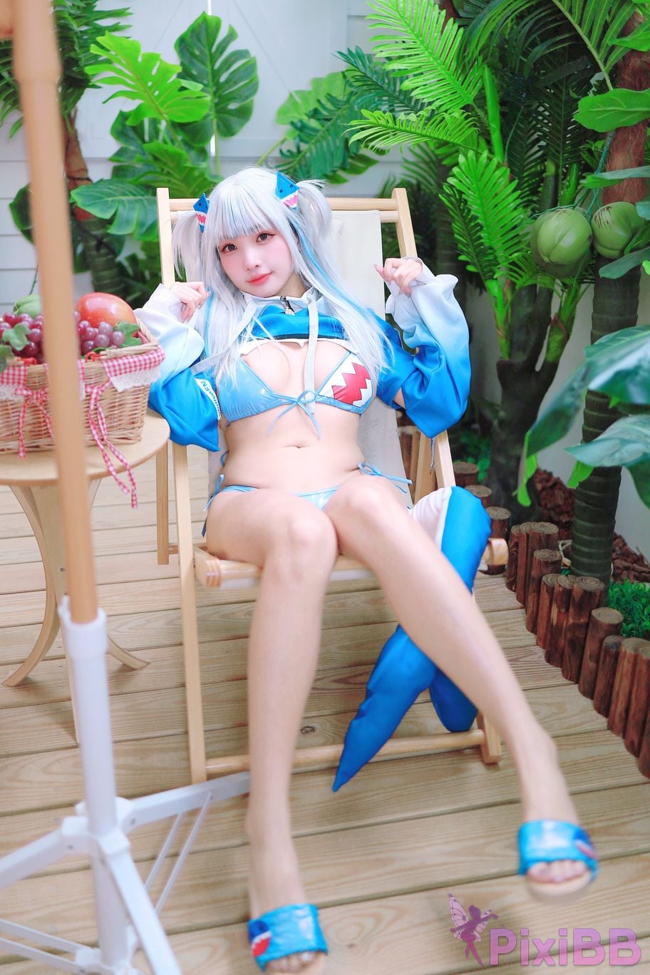 Cosplay Momo Shark Uniform Gura PixiBB.COM 008