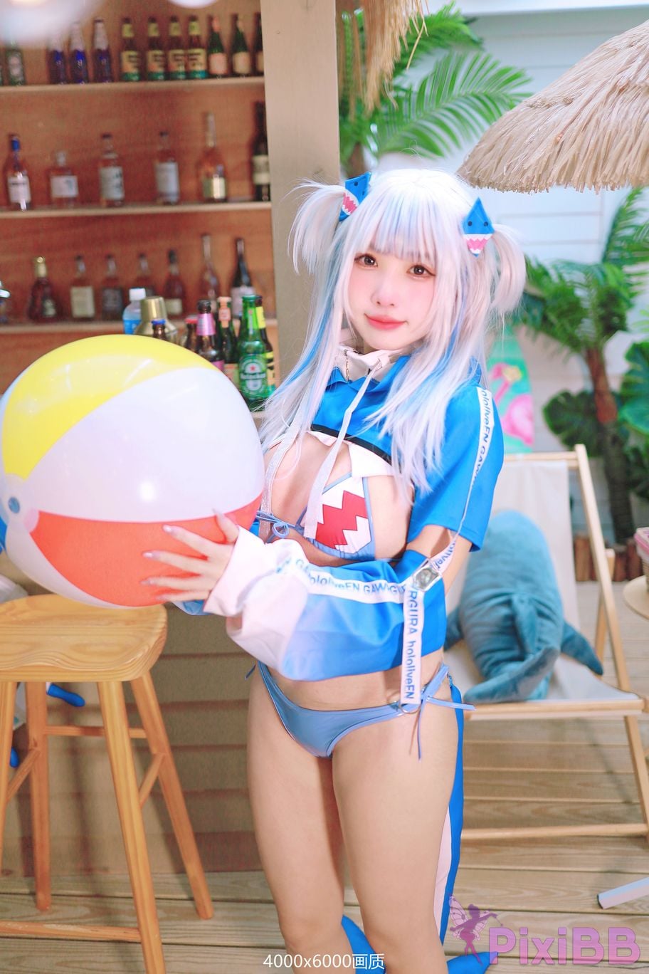 Cosplay Momo Shark Uniform Gura PixiBB.COM 009