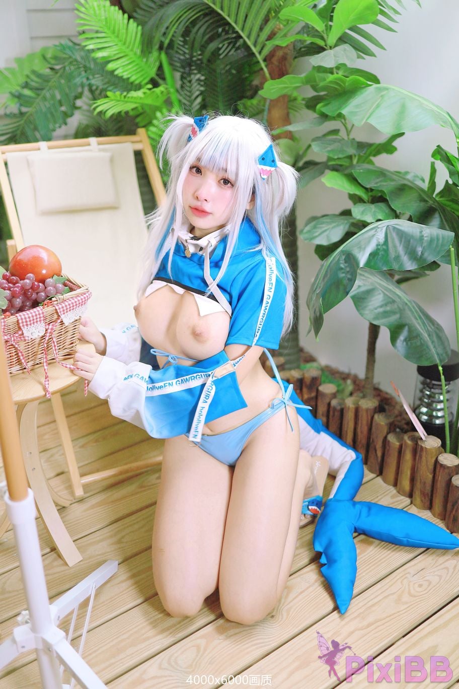 Cosplay Momo Shark Uniform Gura PixiBB.COM 056