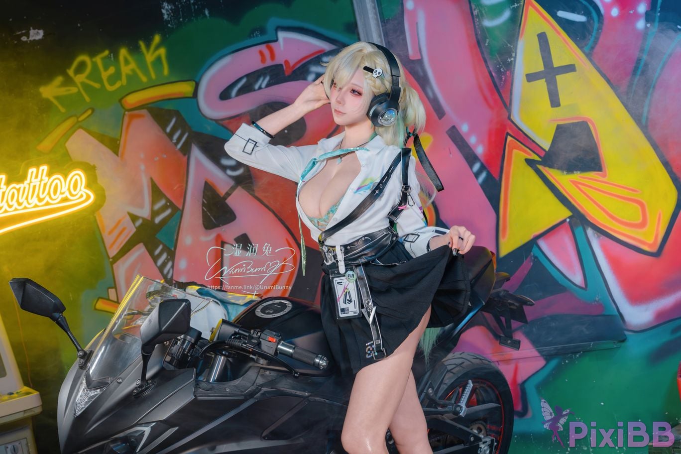 Cosplayer Sticky Dumpling Rabbit 2026 Year 05 monthly works Ming Chao Linnae PixiBB.COM 040