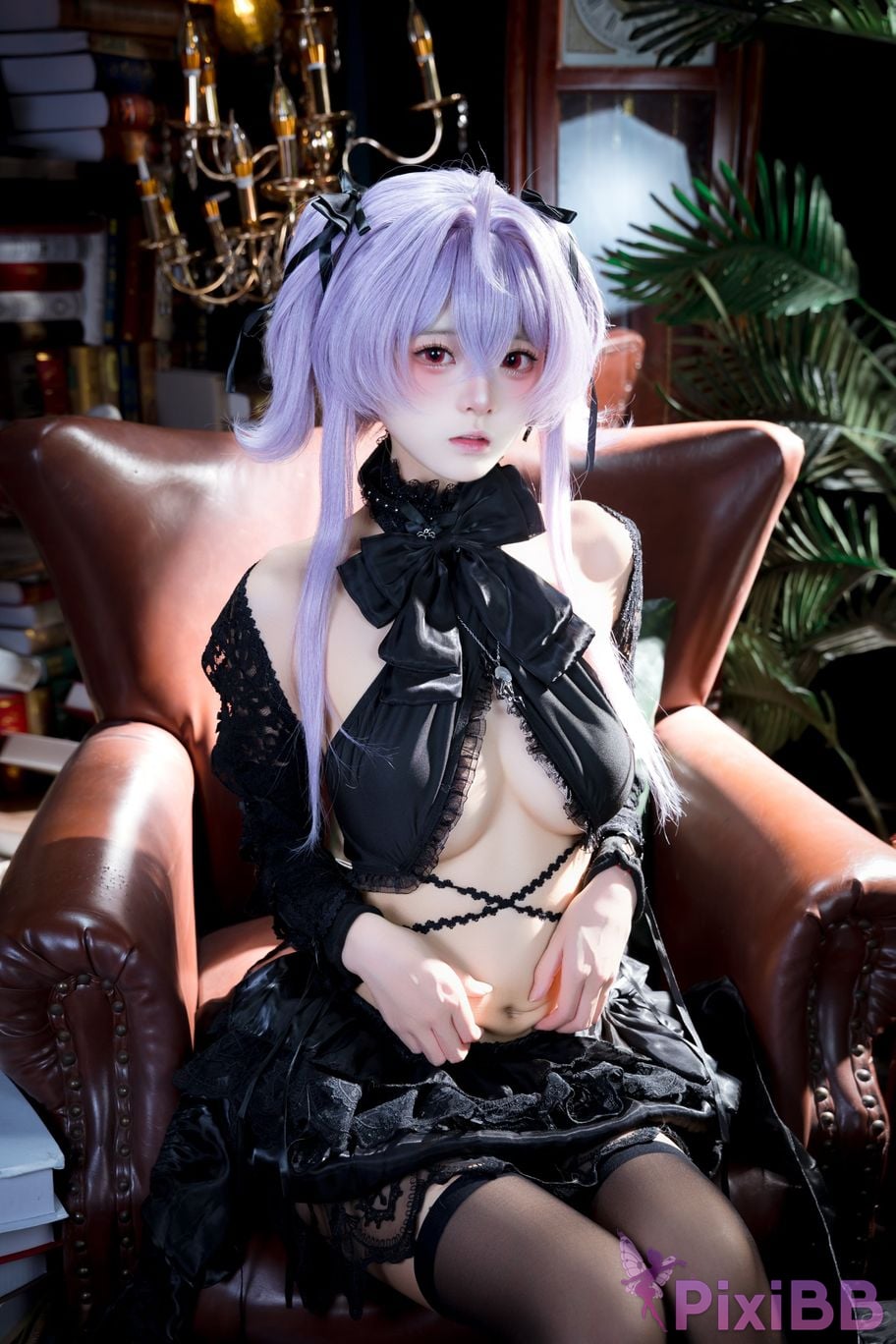 Cosplayer Jiuqi Meow NIKKE Jellyfish turntable skin PixiBB.COM 001