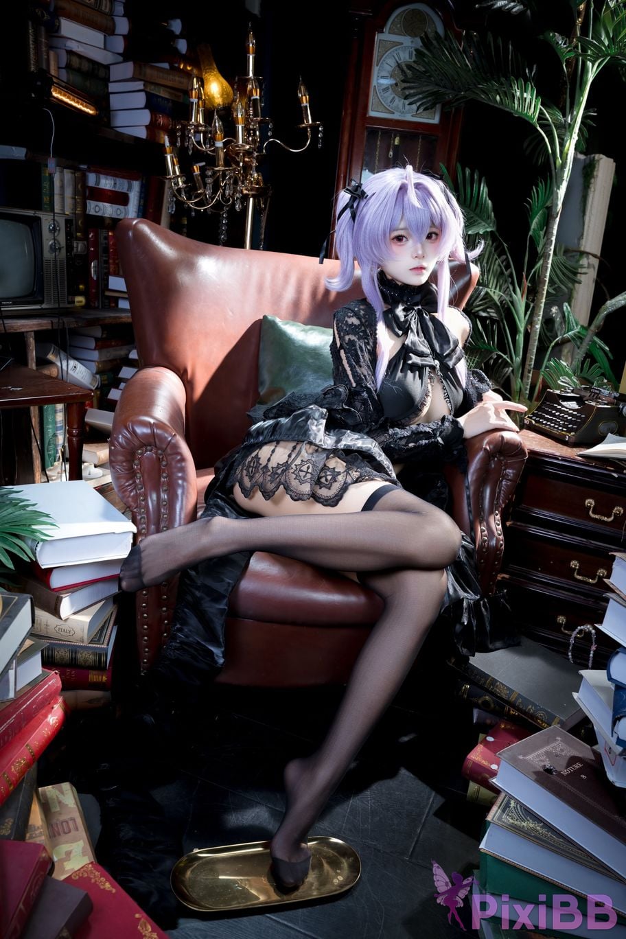 Cosplayer Jiuqi Meow NIKKE Jellyfish turntable skin PixiBB.COM 005