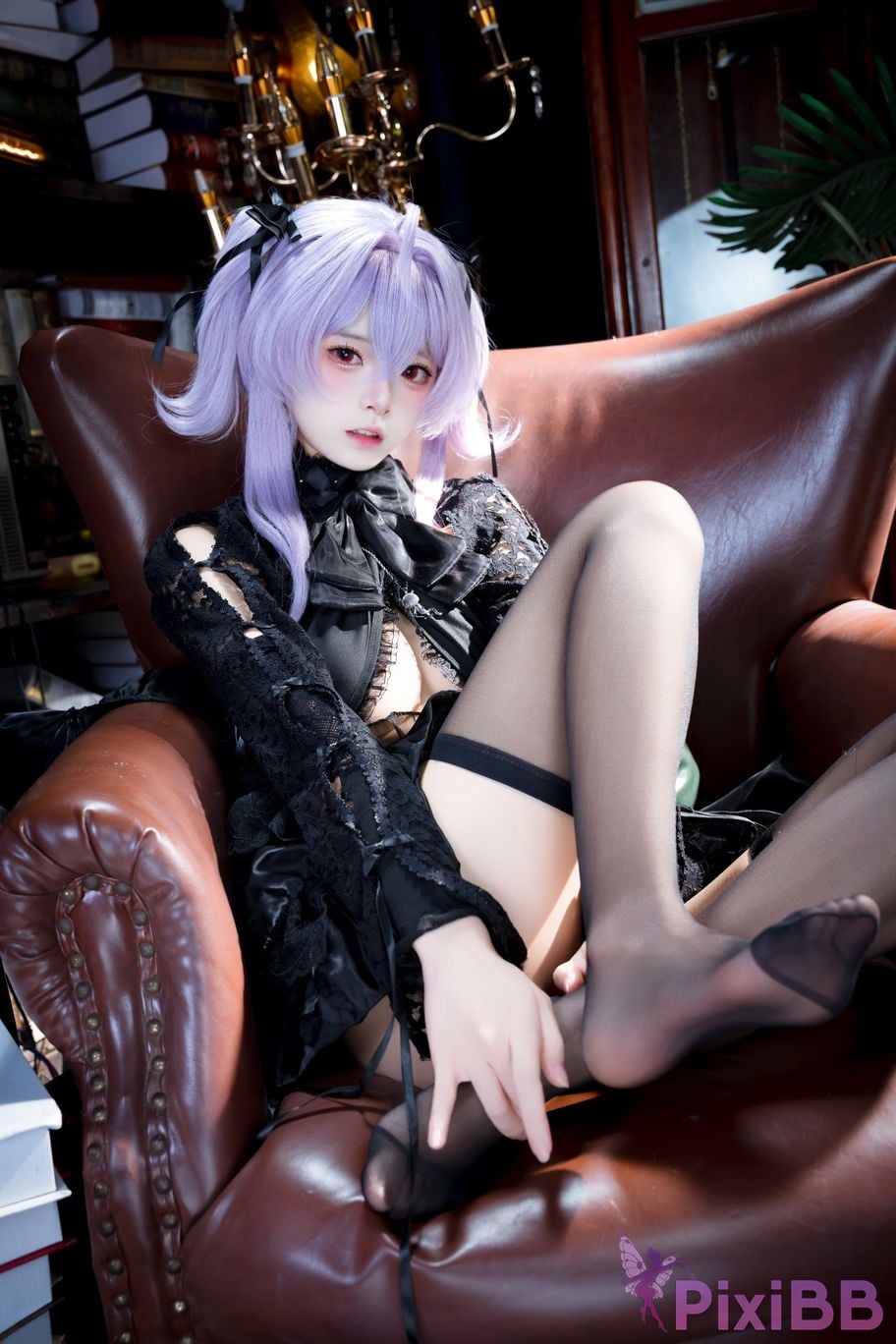 Cosplayer Jiuqi Meow NIKKE Jellyfish turntable skin PixiBB.COM 011