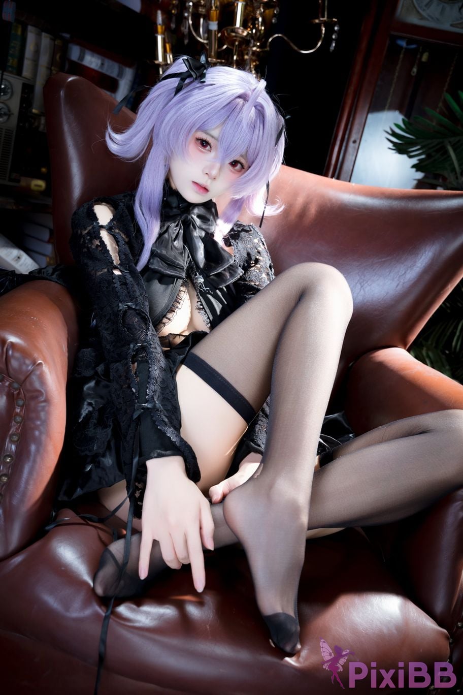 Cosplayer Jiuqi Meow NIKKE Jellyfish turntable skin PixiBB.COM 014