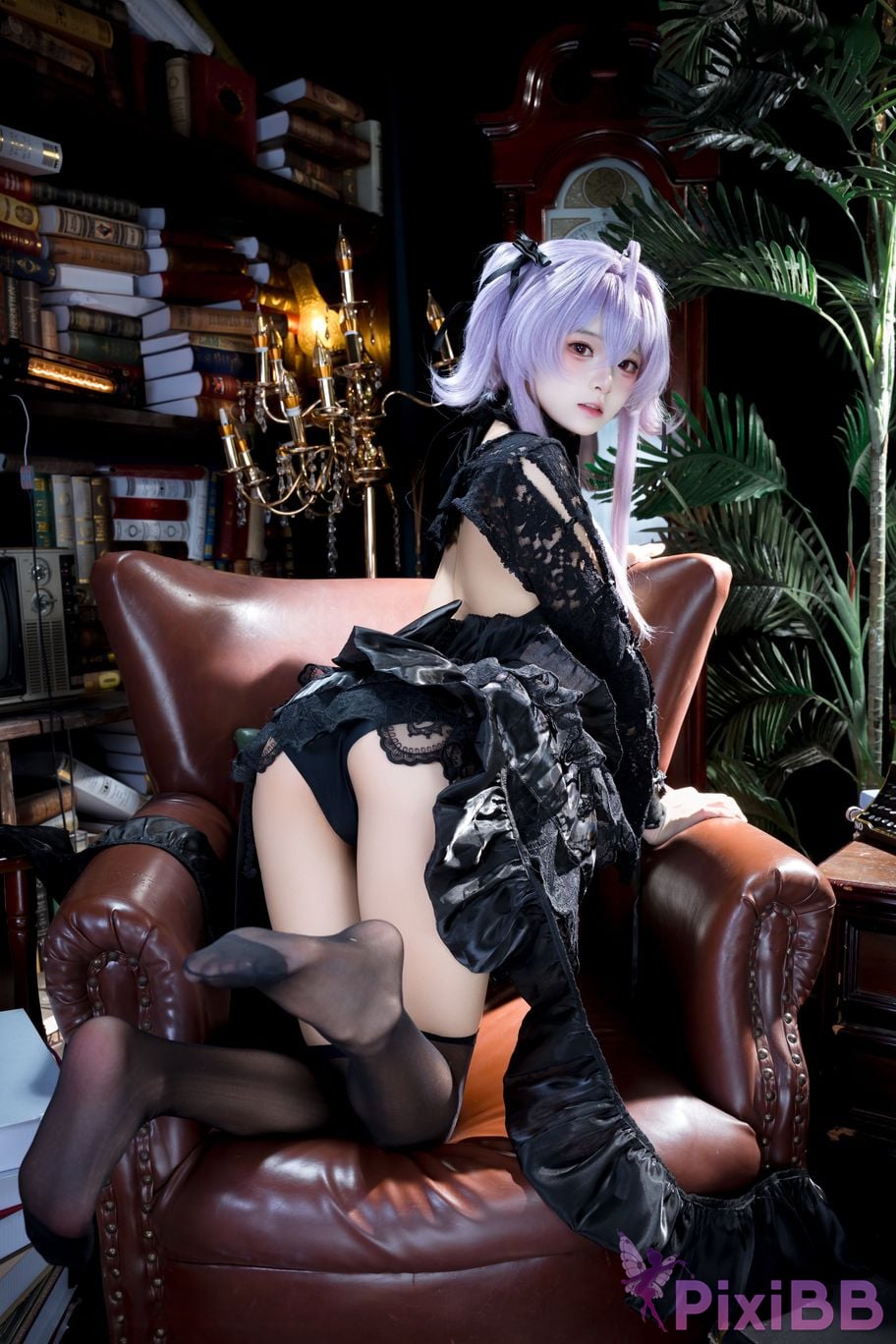 Cosplayer Jiuqi Meow NIKKE Jellyfish turntable skin PixiBB.COM 016