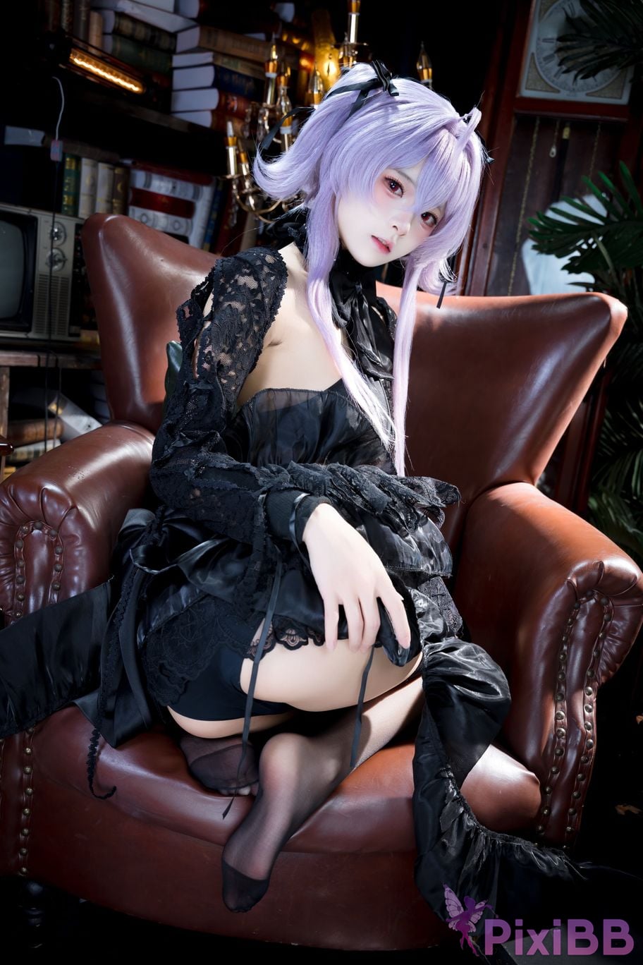 Cosplayer Jiuqi Meow NIKKE Jellyfish turntable skin PixiBB.COM 018