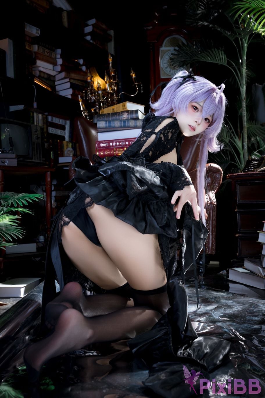 Cosplayer Jiuqi Meow NIKKE Jellyfish turntable skin PixiBB.COM 020