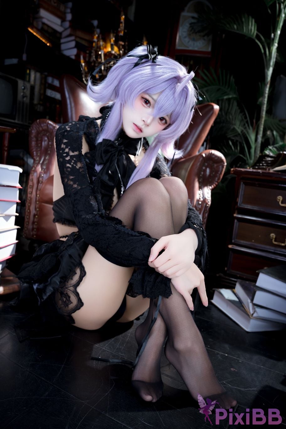 Cosplayer Jiuqi Meow NIKKE Jellyfish turntable skin PixiBB.COM 022