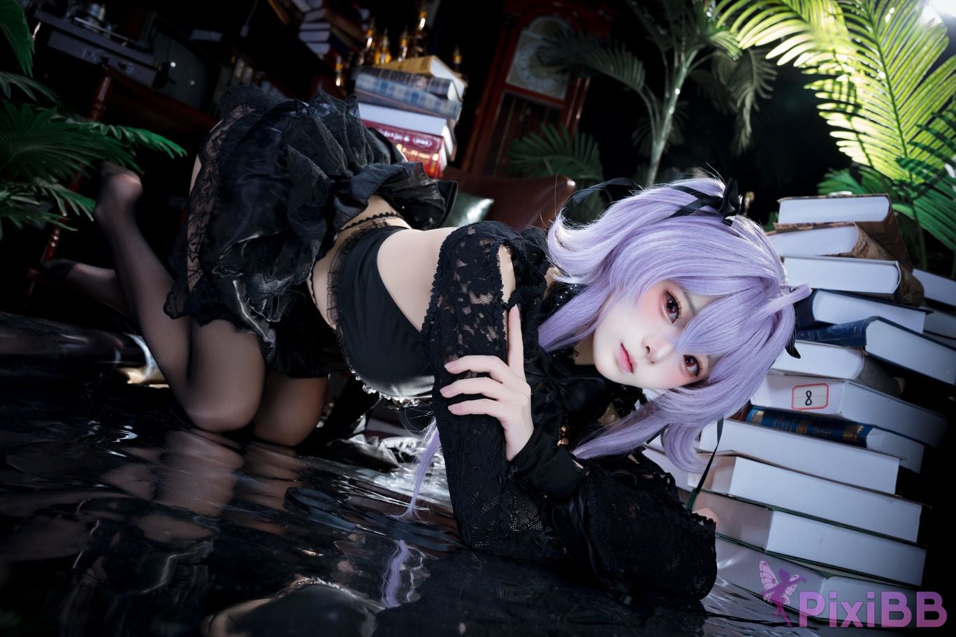 Cosplayer Jiuqi Meow NIKKE Jellyfish turntable skin PixiBB.COM 023