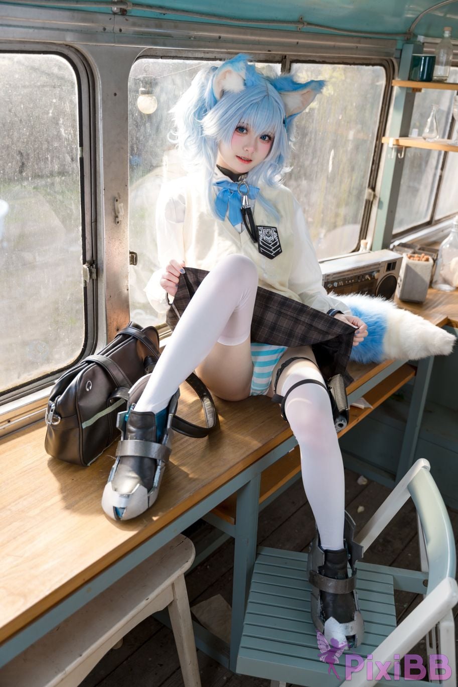Coser Jiuqi Meow PA15 Super high school heartbeat story PixiBB.COM 028