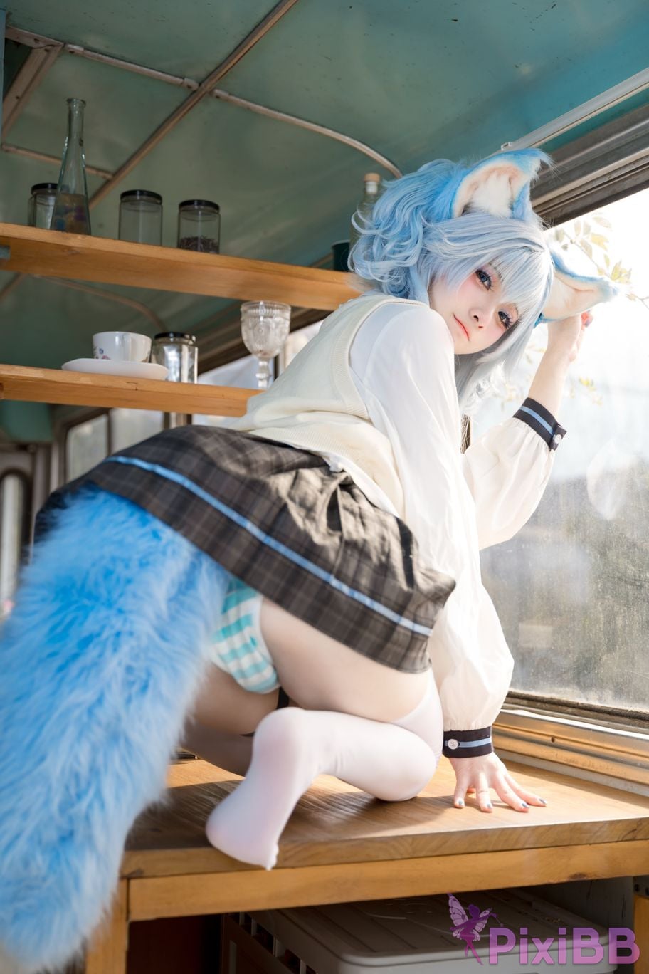 Coser Jiuqi Meow PA15 Super high school heartbeat story PixiBB.COM 041
