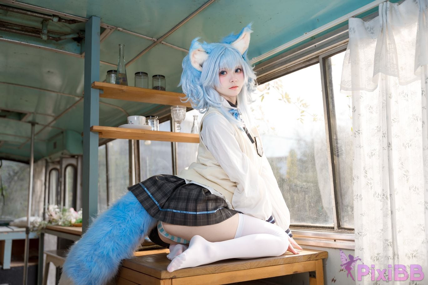 Coser Jiuqi Meow PA15 Super high school heartbeat story PixiBB.COM 042