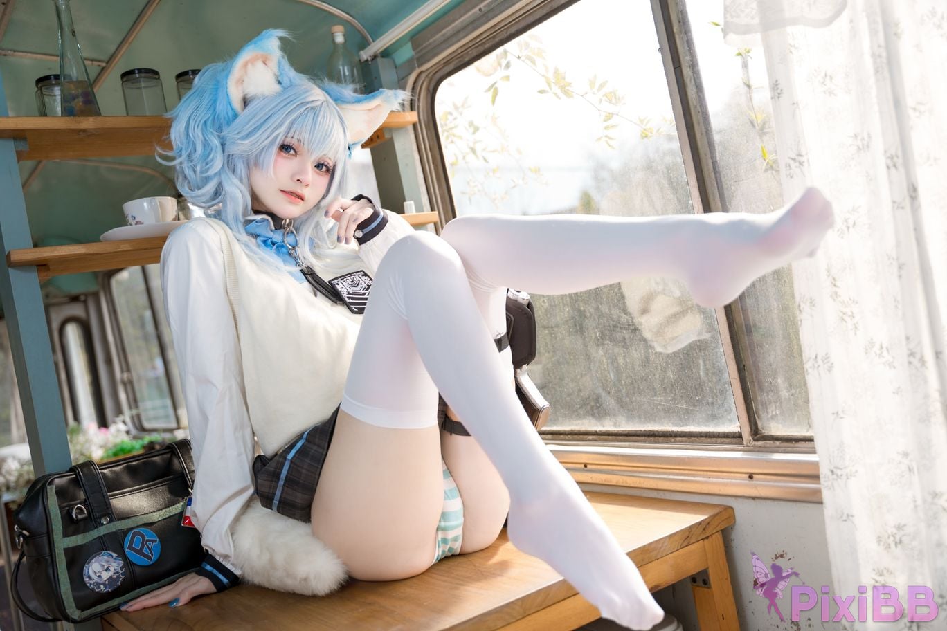 Coser Jiuqi Meow PA15 Super high school heartbeat story PixiBB.COM 043