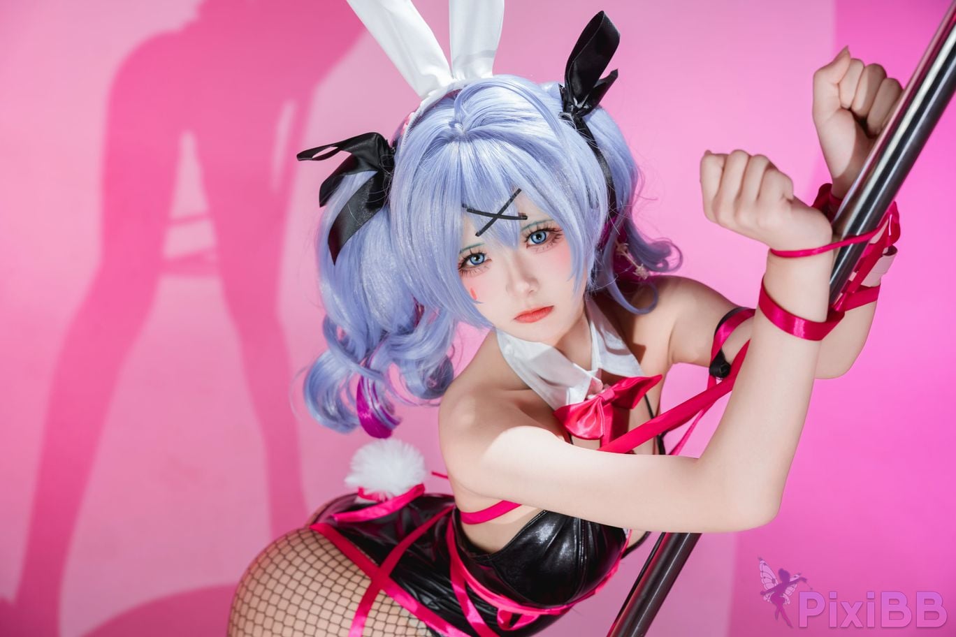 Coser Jiuqi Meow Hatsune Rabbit Hole PixiBB.COM 001