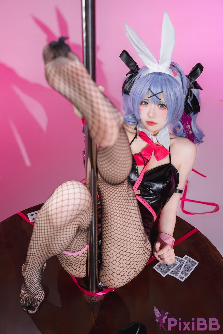 Coser Jiuqi Meow Hatsune Rabbit Hole PixiBB.COM 004