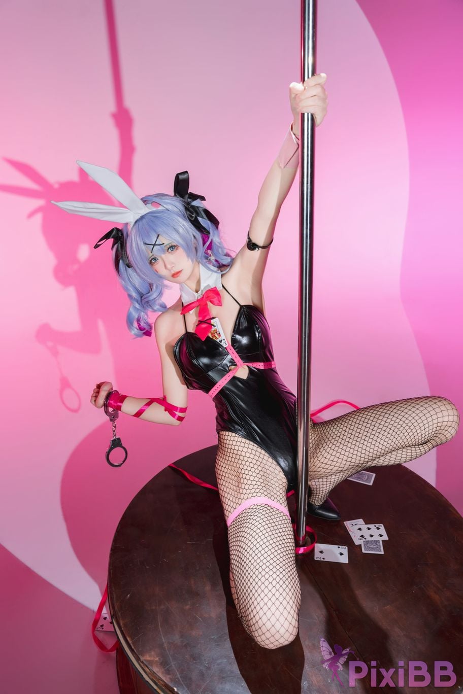 Coser Jiuqi Meow Hatsune Rabbit Hole PixiBB.COM 009